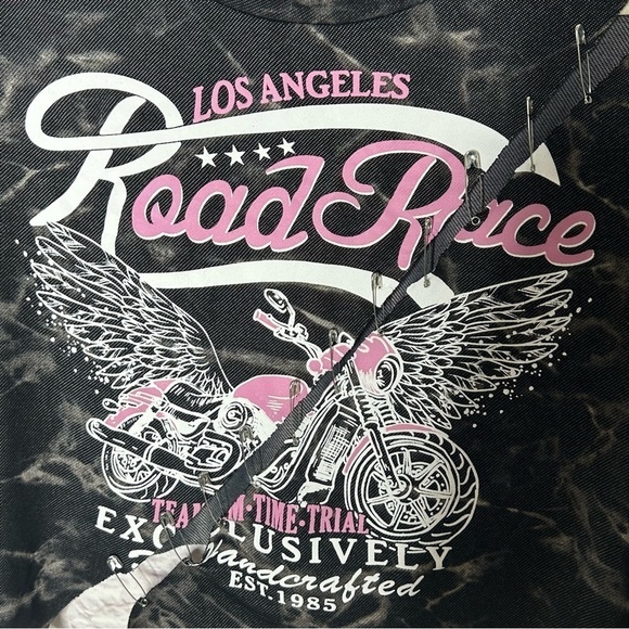 Fashion Nova Cropped Safety Pin Top - Picture 8 of 12